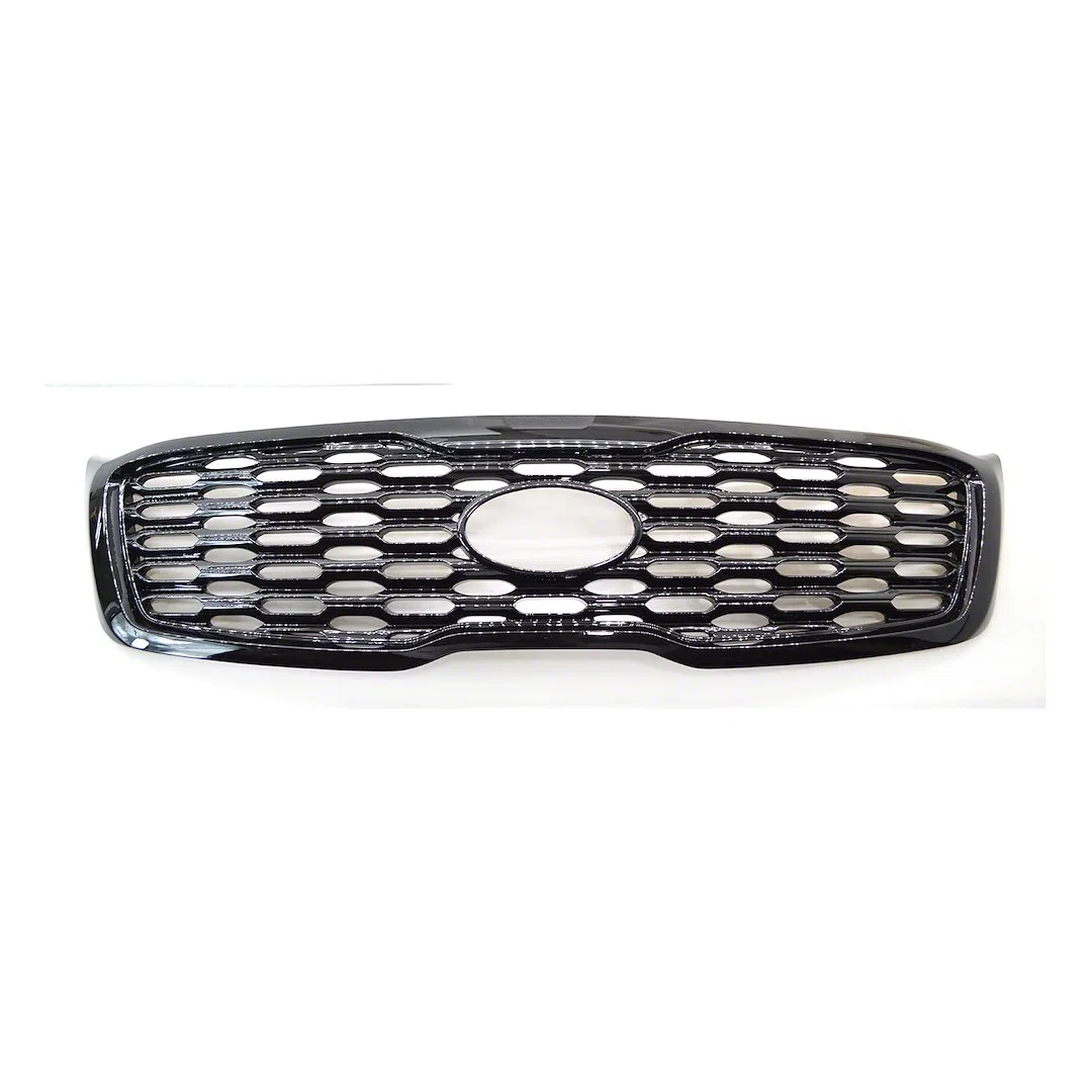 GI488BLK – COAST2COAST Grille Insert, Tape-On Overlay 1 Piece Gloss Black ABS Plastic